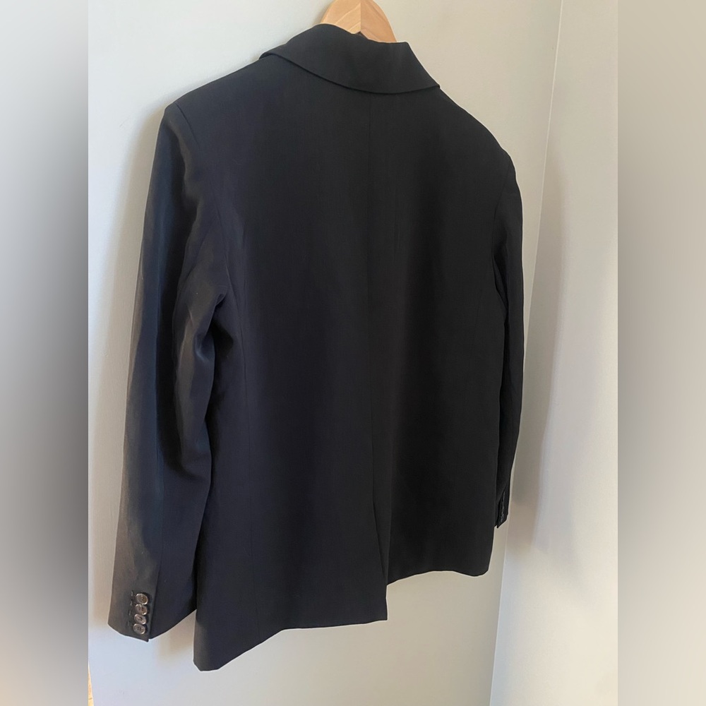 DISSH Oversized Harley Boyfriend Blazer Size 6 Black Office Minimalist Classic - Picture 7 of 14